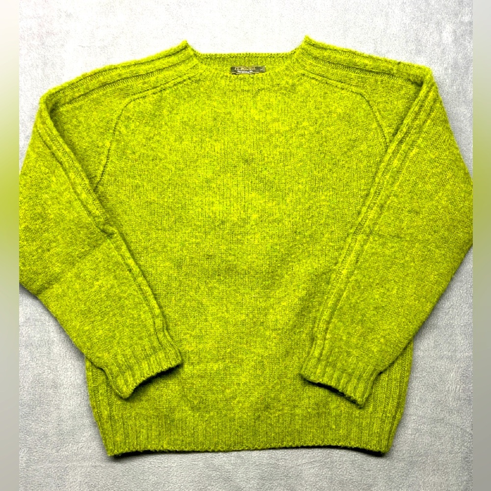 JL Powell Sporting Life 100% Wool Sweater Long Sleeve Men's L
